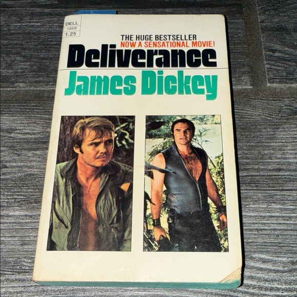 Deliverance by James Dickey Paperback book with 2 movie tickets from the 80s - Picture 1 of 4